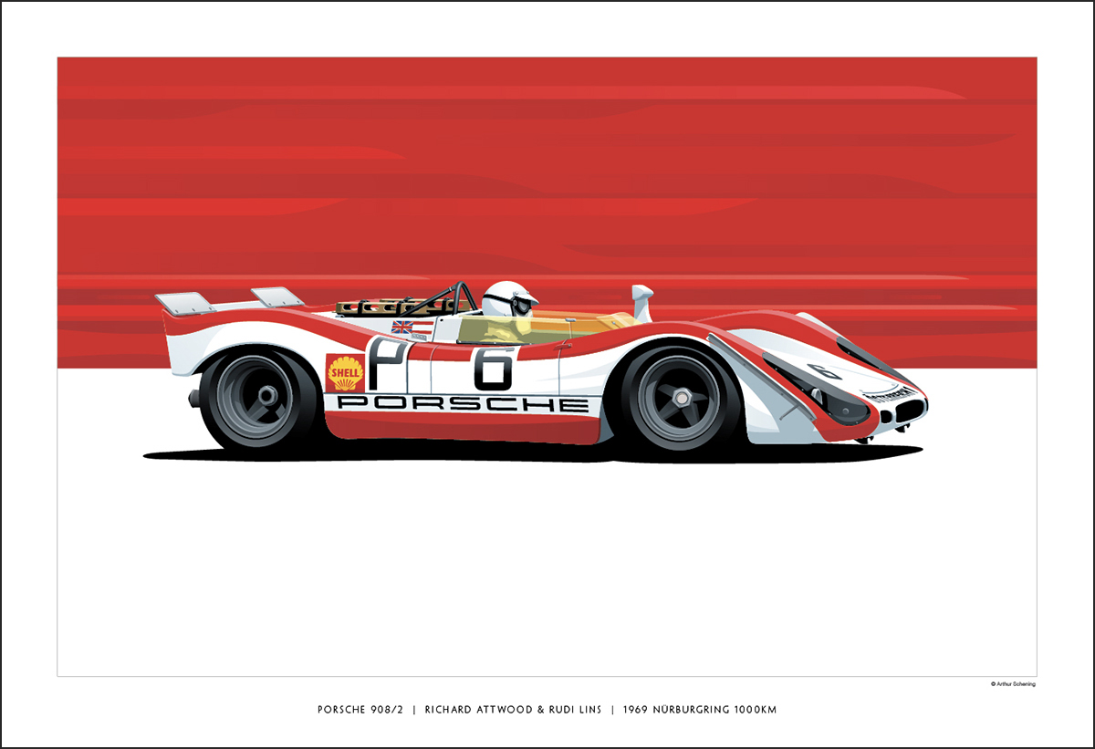 PORSCHE 908/2 - Racing Vintage Cars